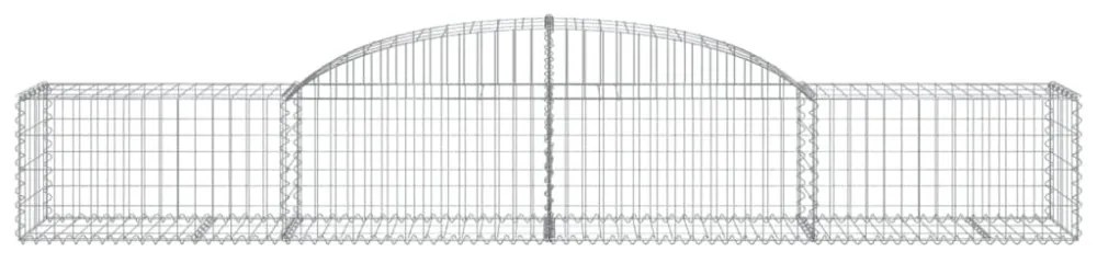 20 db íves horganyzott vas gabion kosár 300x50x40/60 cm