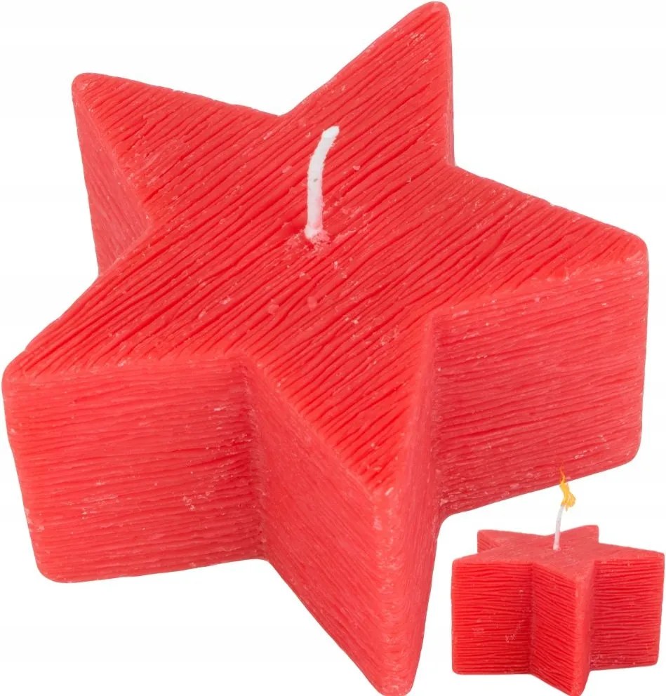 Illatgyertya karácsonyi csillag karácsonyi aromagyertya