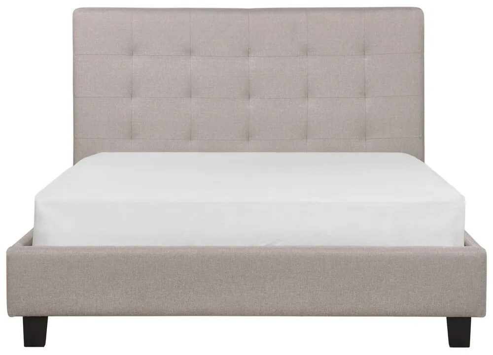 Franciaágy 140 cm ROLLA (ágyráccsal) (világosszürke). 1007494