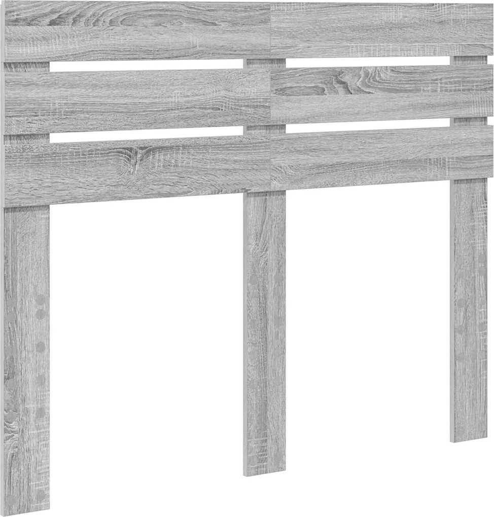 vidaXL Fejtámla Szürke Sonoma 120 cm Faanyag
