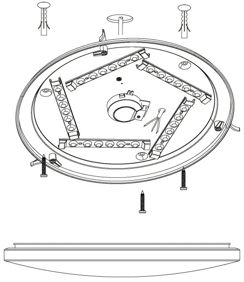 Eglo 98325 - LED Mennyezeti lámpa NIEVES LED/19,5W/230V