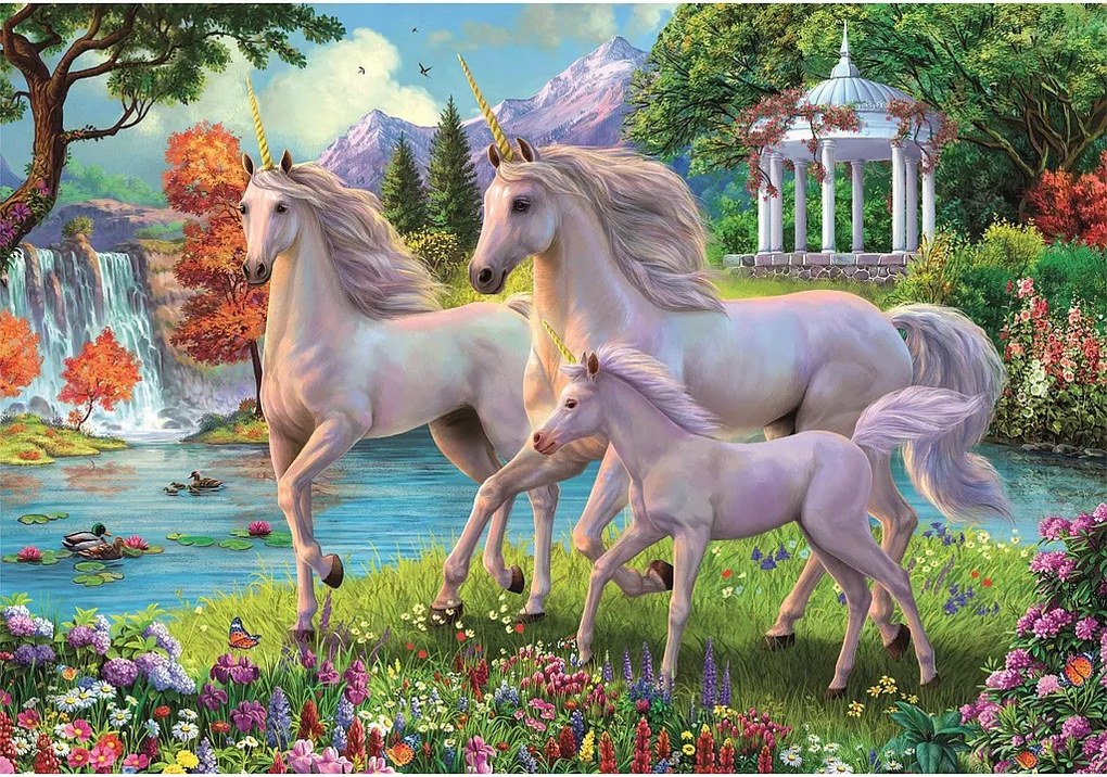 Unikornis Waterfall 180 db-os puzzle Clementoni