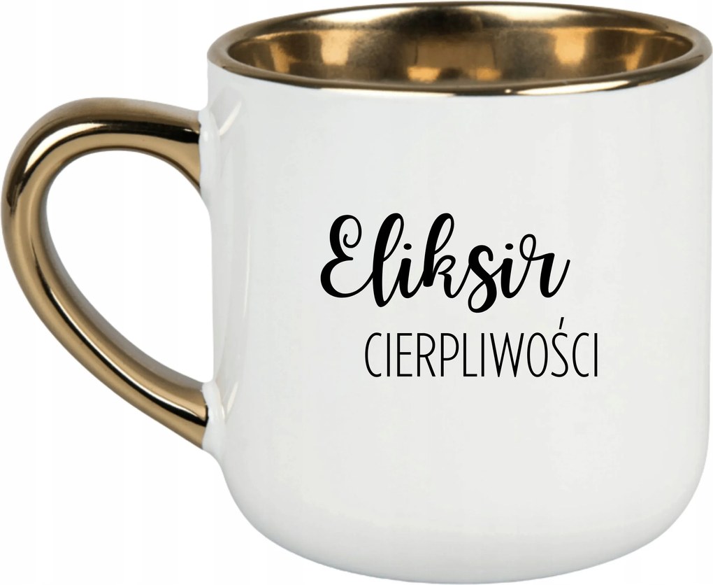 Bögre Fehér 400ml Ajándék Vicces Anyák Napja Türelem Elixír