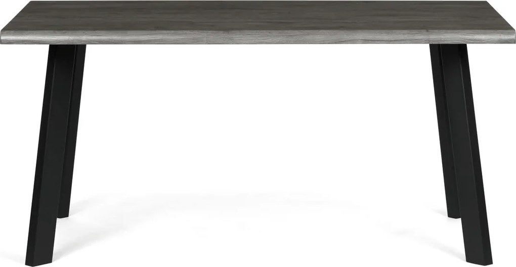 Étkezőasztal 160 × 90 cm MDF szürke tölgy GREY