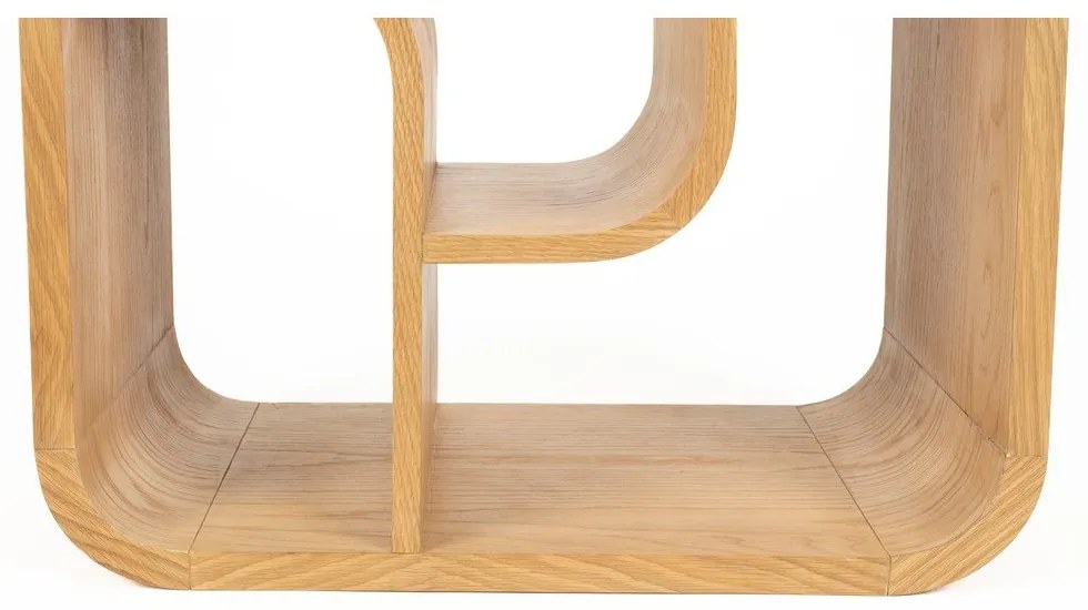 Natúr színű tölgyfa könyvespolc 60x160x35 cm Seven – Zuiver