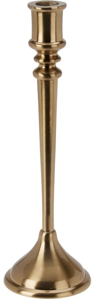 Dekoratív gyertyatartó 9x9x29cm, szín: arany, 29 cm