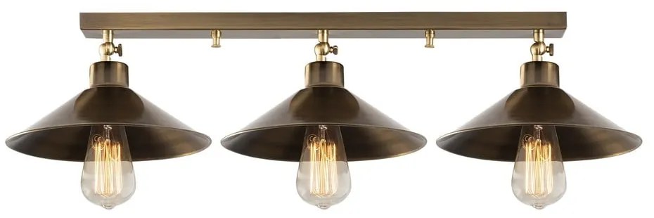 Bronzszínű mennyezeti lámpa fém búrával ø 24 cm Berceste – Opviq lights
