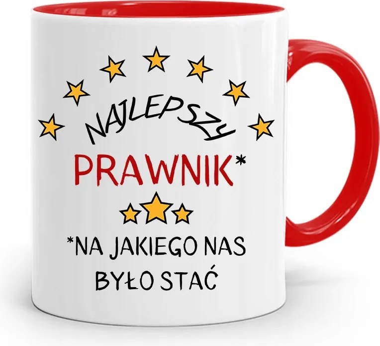 Piros Ügyvéd Bögre Legjobb Ügyvéd Ajándék fényképes nyomtatással