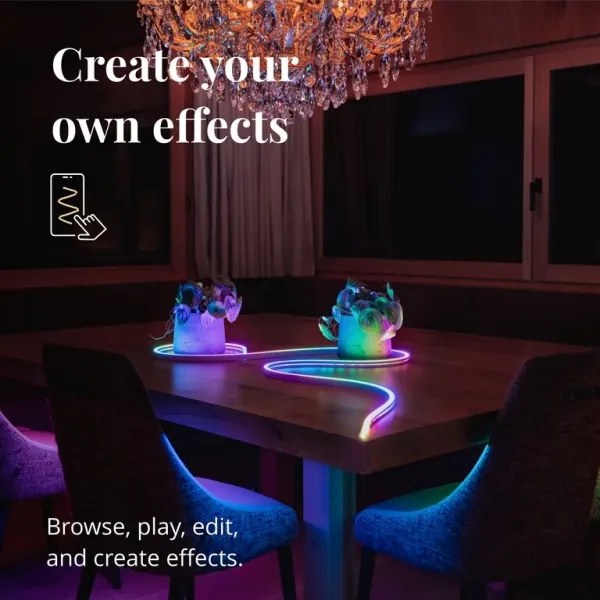 Twinkly TWFL200STW-WEU - LED RGB Dimmelhető szalag FLEX 200xLED 2 m Wi-Fi