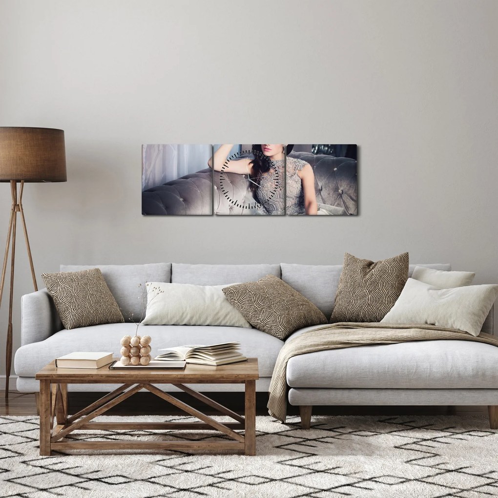 Kép - csillogás (órával) (90x30 cm)