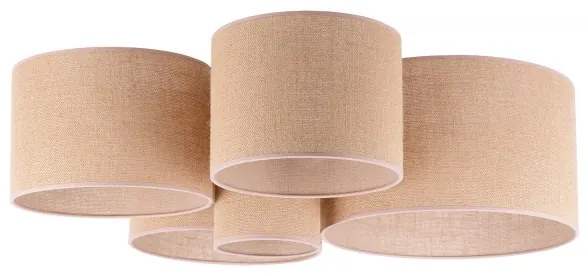 Duolla - Mennyezeti lámpa ROLLER PENTO 5xE27/60W/230V bézs