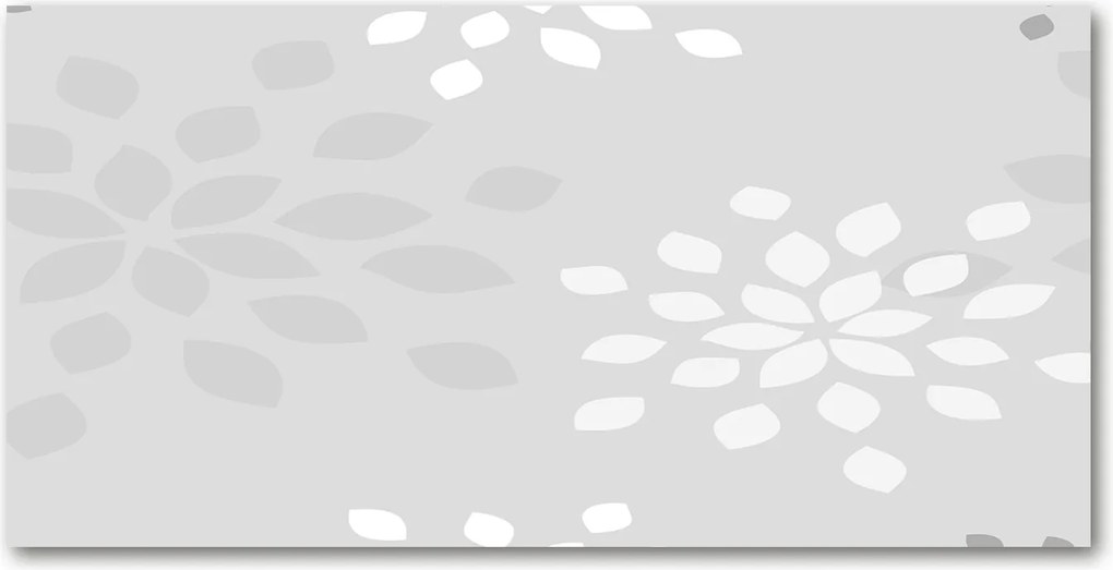 Konyhai panel Virágos mintás 140x70 cm Ragasztó