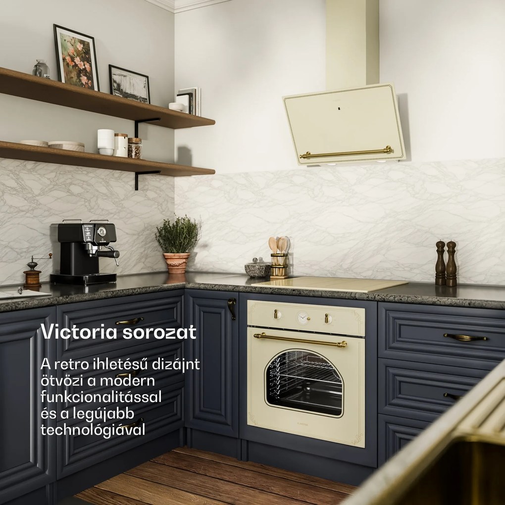 Klarstein Victoria ferde páraelszívó 60 cm légáram 336 m³/h