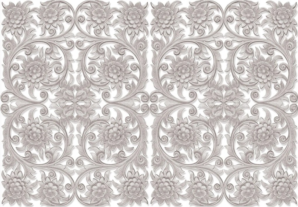 Fotótapéta Virágdísz Faragott vinil 416x254 +ragasztó