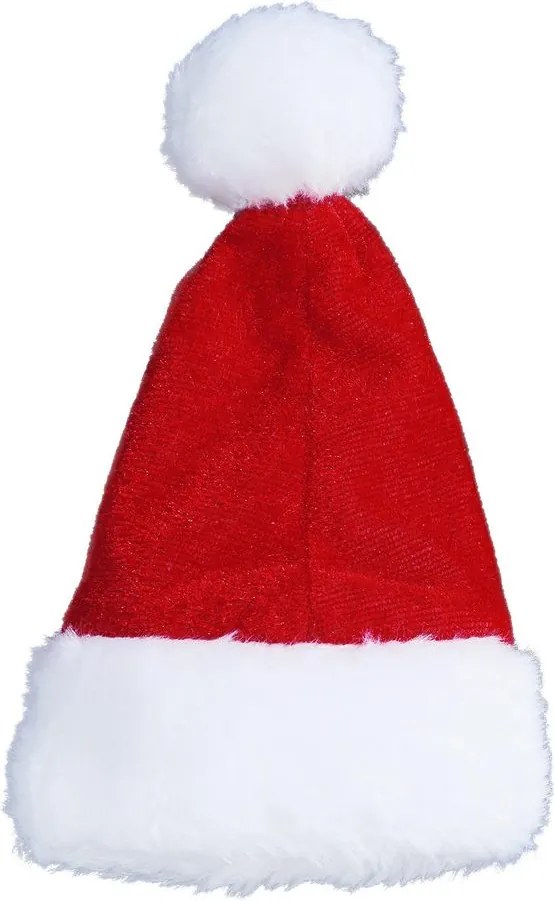 SANTA mini Mikulás sapka, Ø8 cm