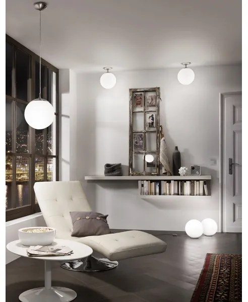 EGLO 85262 - Csillár zsinóron RONDO 1xE27/60W/230V átm. 25 cm fehér