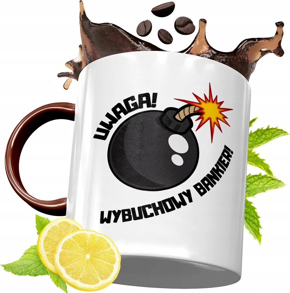 Bordó Bögre Bankárnak Születésnapi Ajándék fényképes nyomtatással