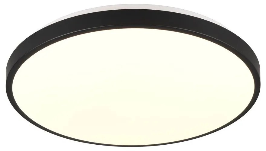 Fekete-fehér LED mennyezeti lámpa ø 38 cm Loody – Trio