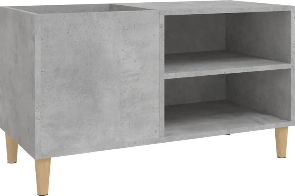 vidaXL betonszürke szerelt fa hanglemezszekrény 84,5x38x48 cm
