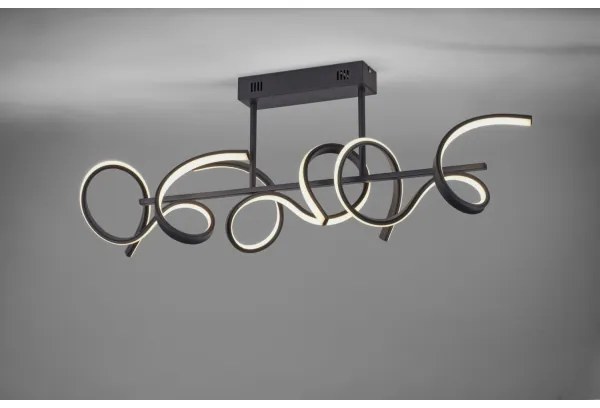 Leuchten Direkt 19032-18 - LED Szabályozható csillár rúdon CURLS 3xLED/25,8W/230V