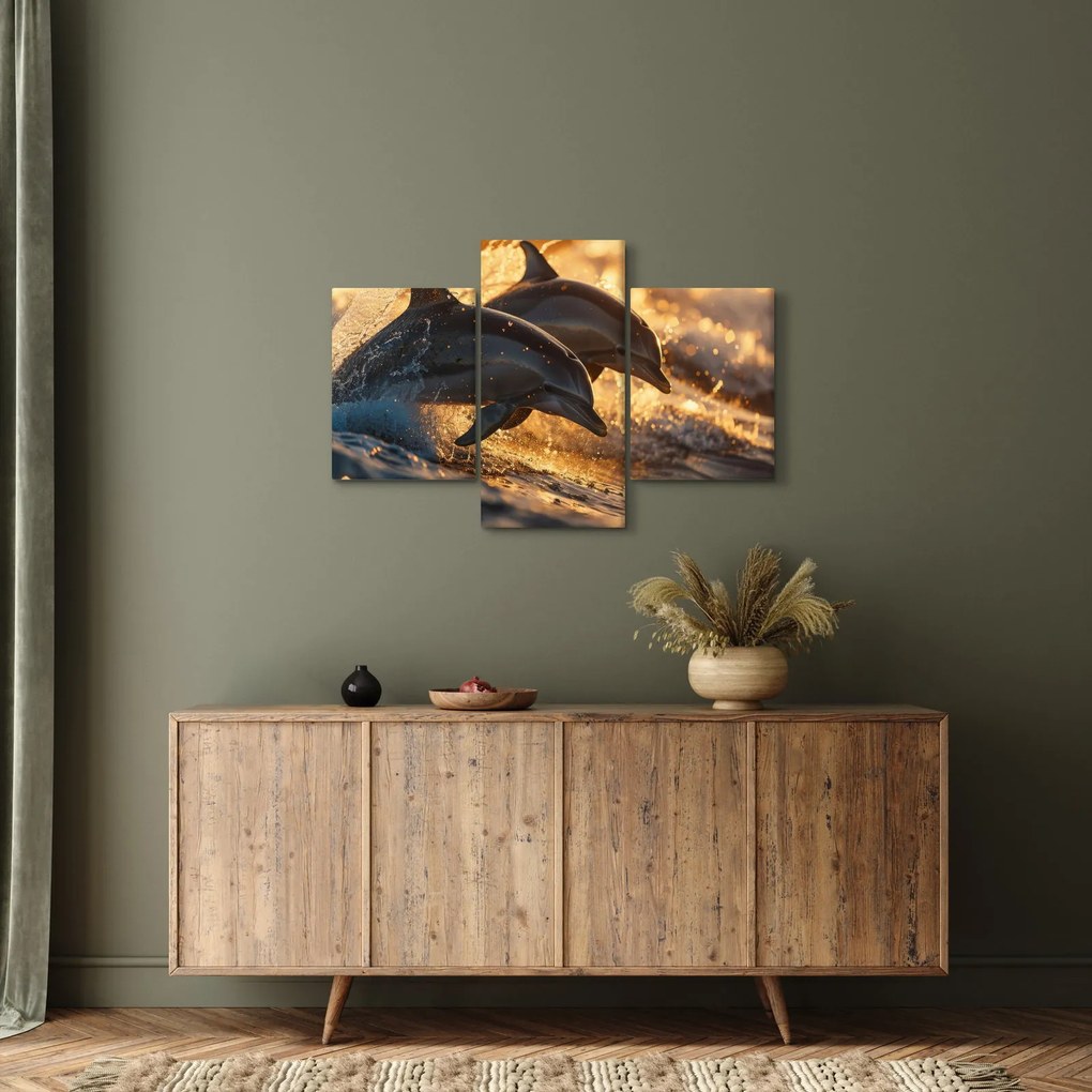 Kép - Delfinek (90x60 cm)