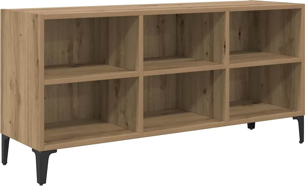 vidaXL TV szekrény garnitúra Barna 103,5 x 30 x 50 cm Faanyag