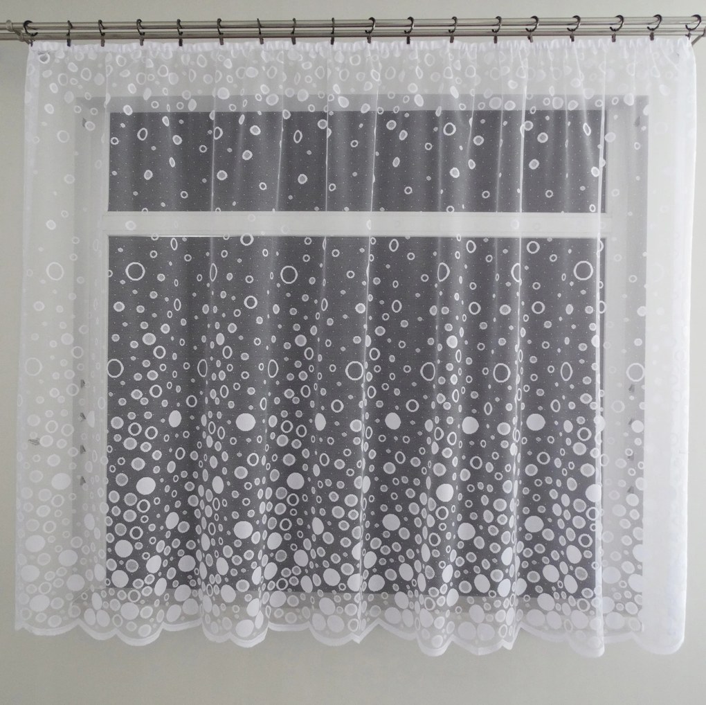 Mg Függöny 6/200 Fehér 420X140 kész szalaggal Lengyel K