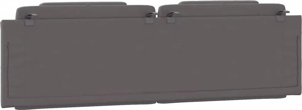 szürke műbőr fejtámla párna Viana 180 cm