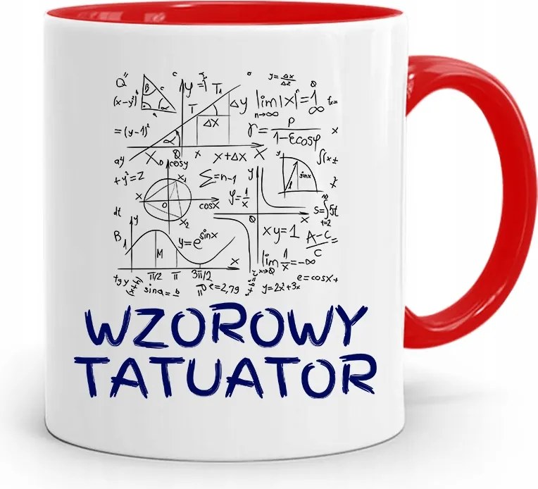 Tetoválóknak Tetováló Bögre Piros Ajándék fényképes nyomtatással