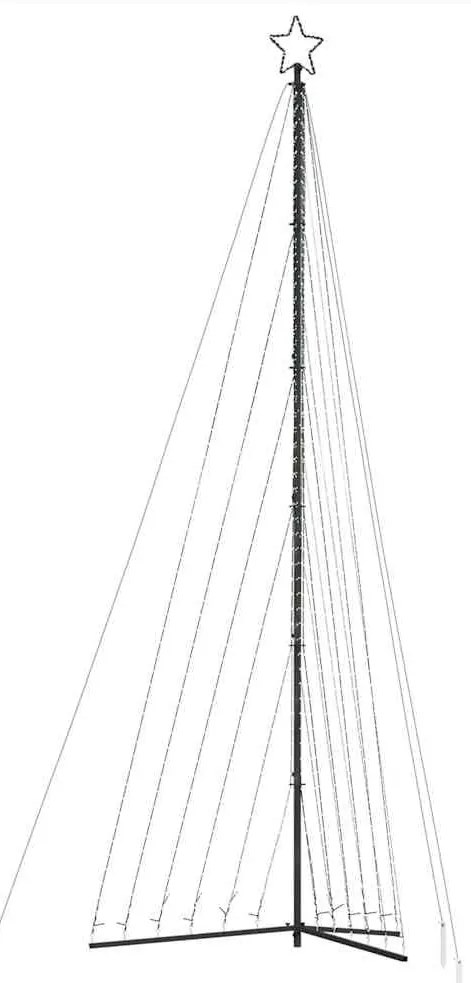 meleg fehér LED karácsonyfa 789 LED 476 cm