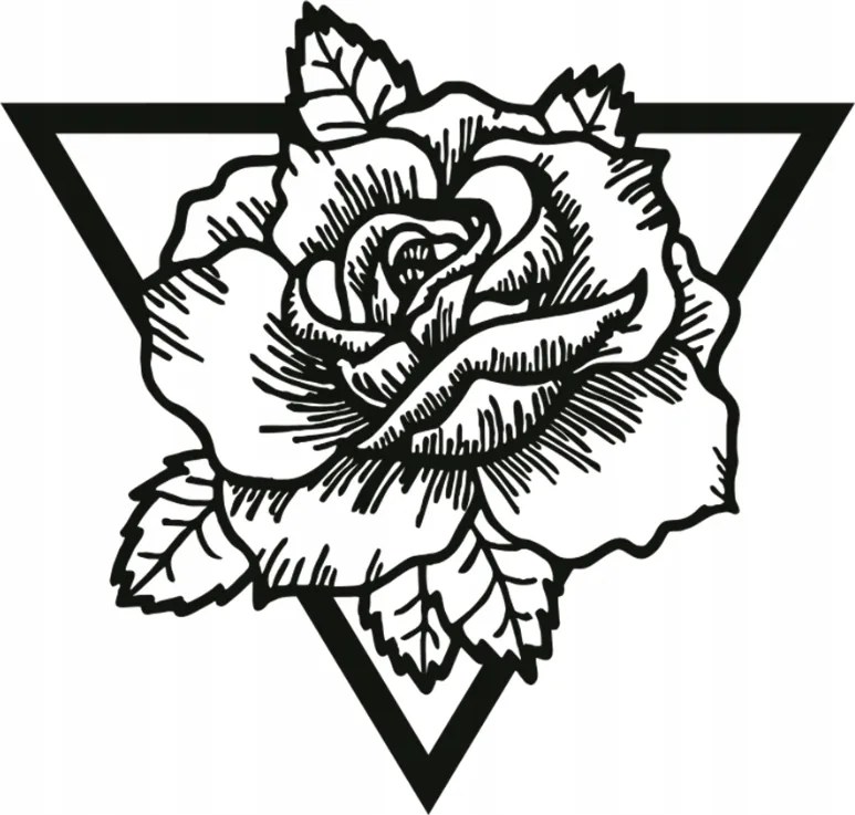 Áttört Rózsa Kép Konyhába Nappaliba Szoba Fali Dekoráció 3D Panel