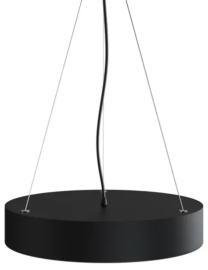 Csillár zsinóron CLEO 3xE27/24W/230V átm. 40 cm fekete