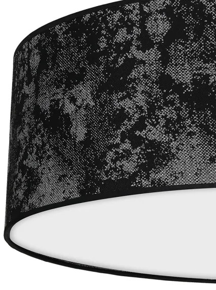 Mennyezeti lámpa SATINO 3xE27/60W/230V fekete/szürke