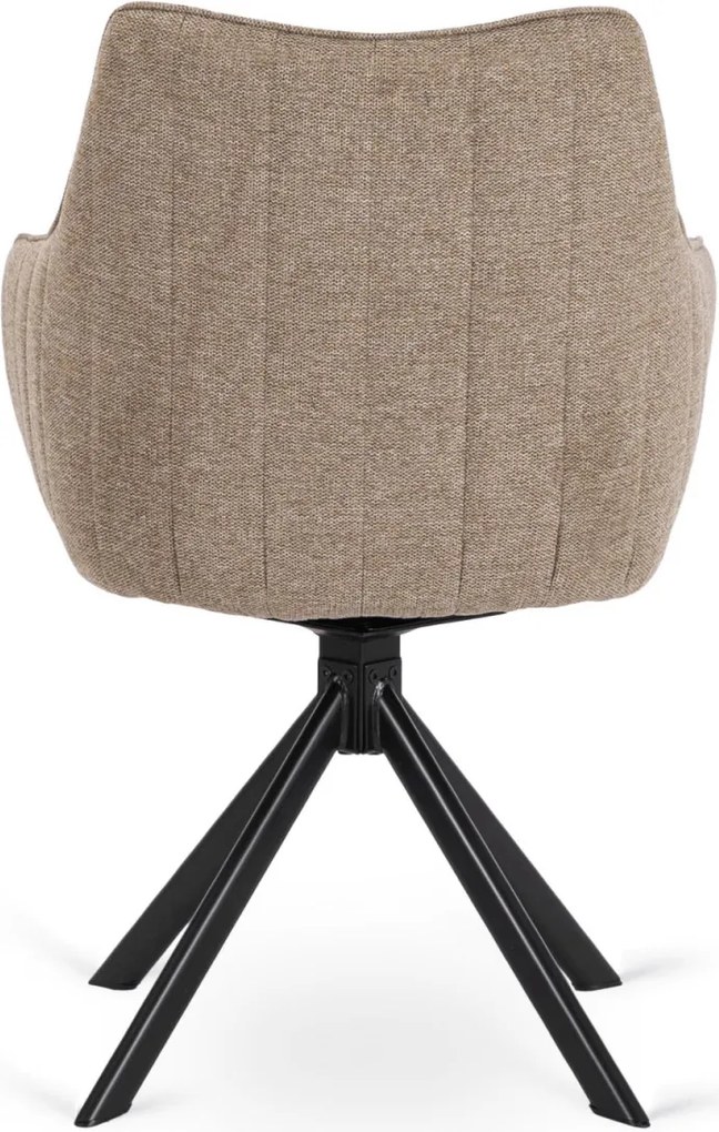 MUMBAI forgó étkezőszék bézs