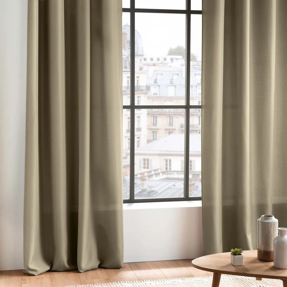 Bézs függöny 140x260 cm Essentiel – douceur d'intérieur