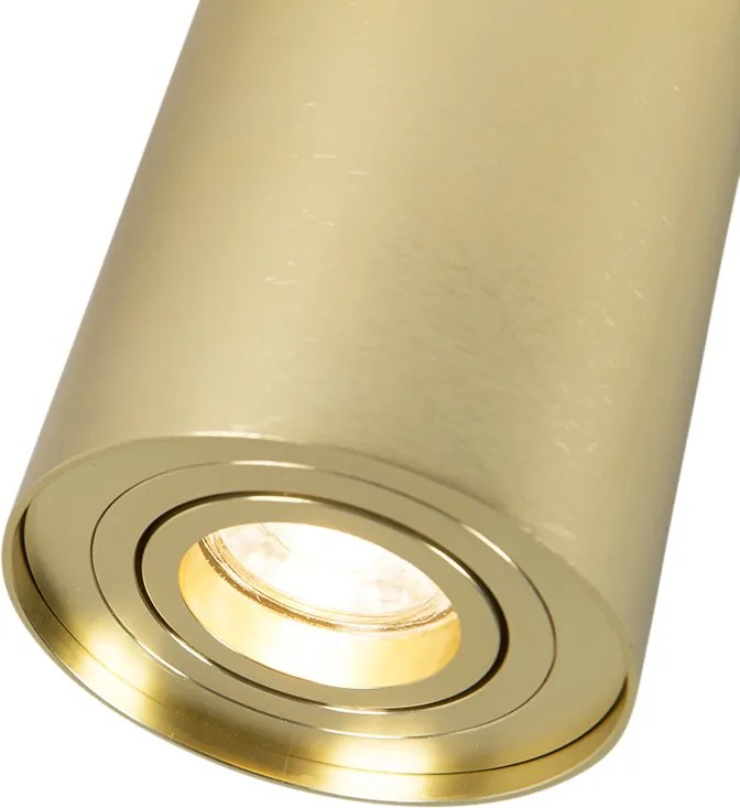 4 darabos arany/sárgaréz színű állítható spotlámpa szett - Rondoo up