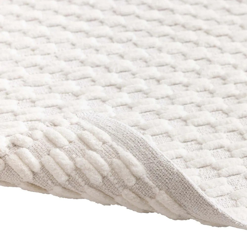 Krémszínű fürdőszobai kilépő 50x80 cm Lois – douceur d'intérieur