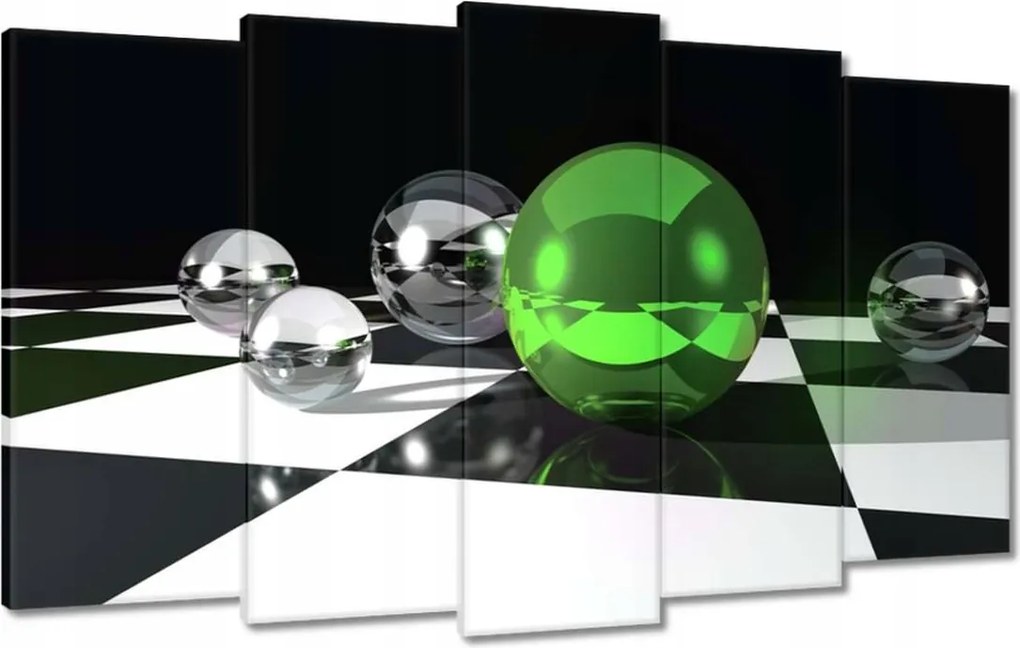 Vászonkép 100x60 Smaragdzöld