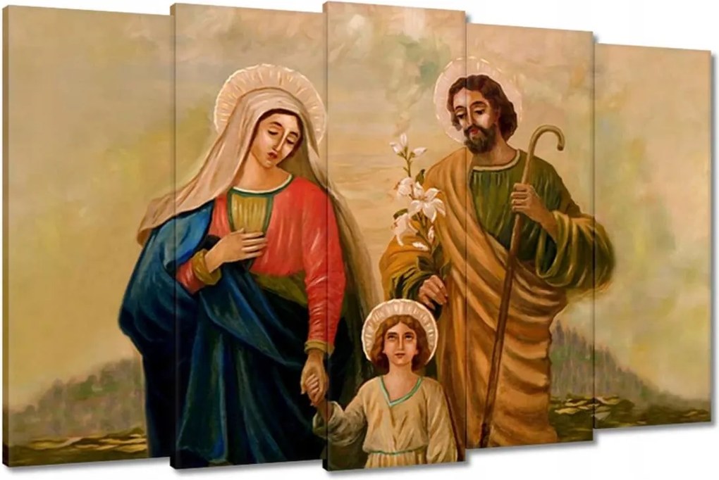 Festmények 150x95 Szent Család József Mária