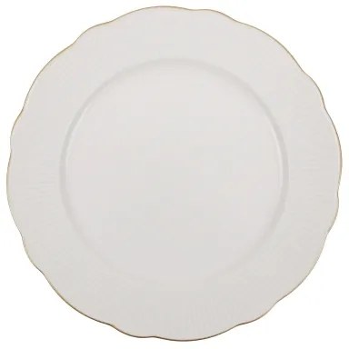 18 darabos étkészlet fehér/arany/porcelán