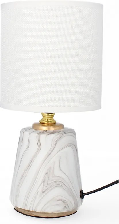 Asztali lámpa dekoráció glamour kerámia lámpabúra éjjeli lámpa fehér