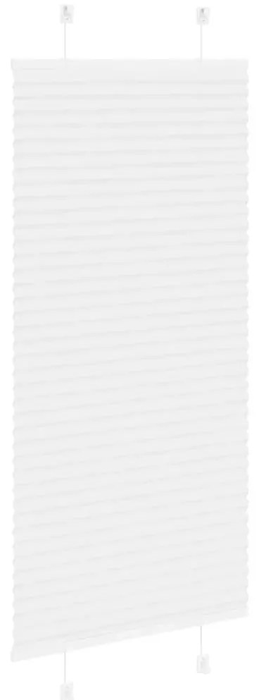 pliszírozott redőny Fehér 55x100 cm szövetszélesség 54,4 cm
