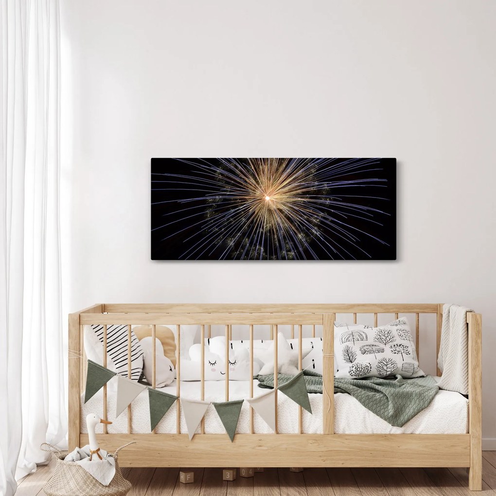 Tűzijáték képe (120x50 cm)