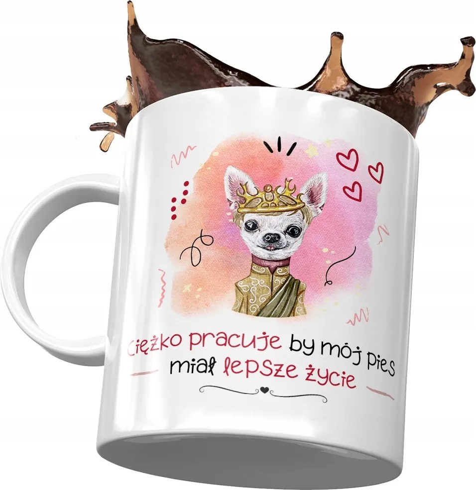 Kutyás bögre Kutyás aranyos ajándék fényképes nyomtatással