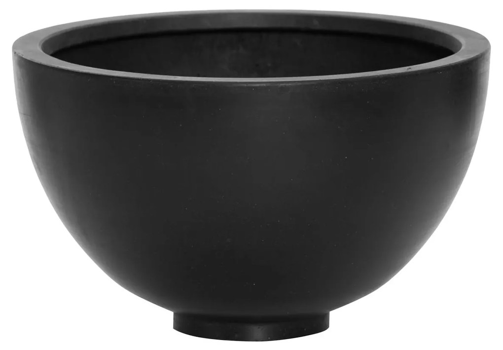 Květináč Peter, barva černá, více velikostí - PotteryPots méret: M - h 18 cm, ⌀ 30 cm