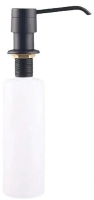 Pyramis 28102701 - Beépíthető fekete szappanadagoló