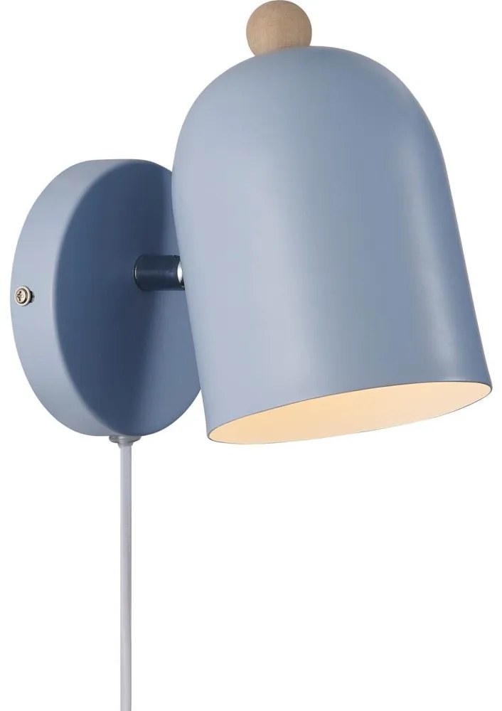 Nordlux - Fali spotlámpa GASTON 1xE27/15W/230V kék 2412671006