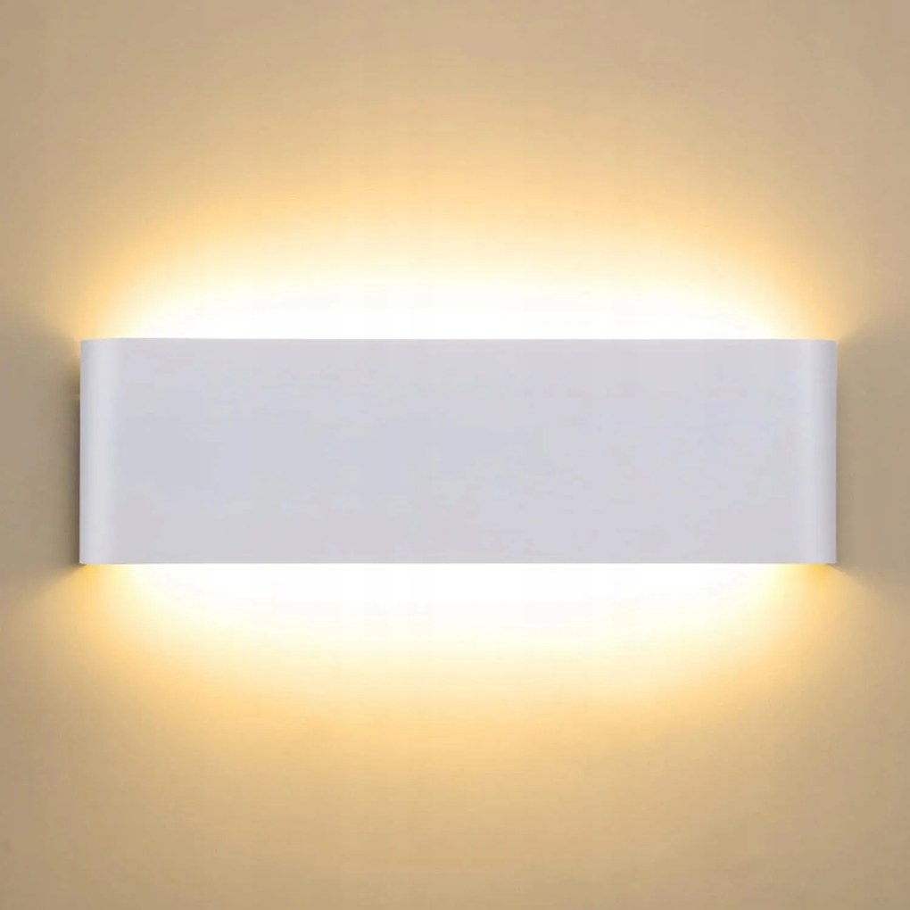 Fali lámpa Led 12W 30cm Fehér Meleg szín 2800K