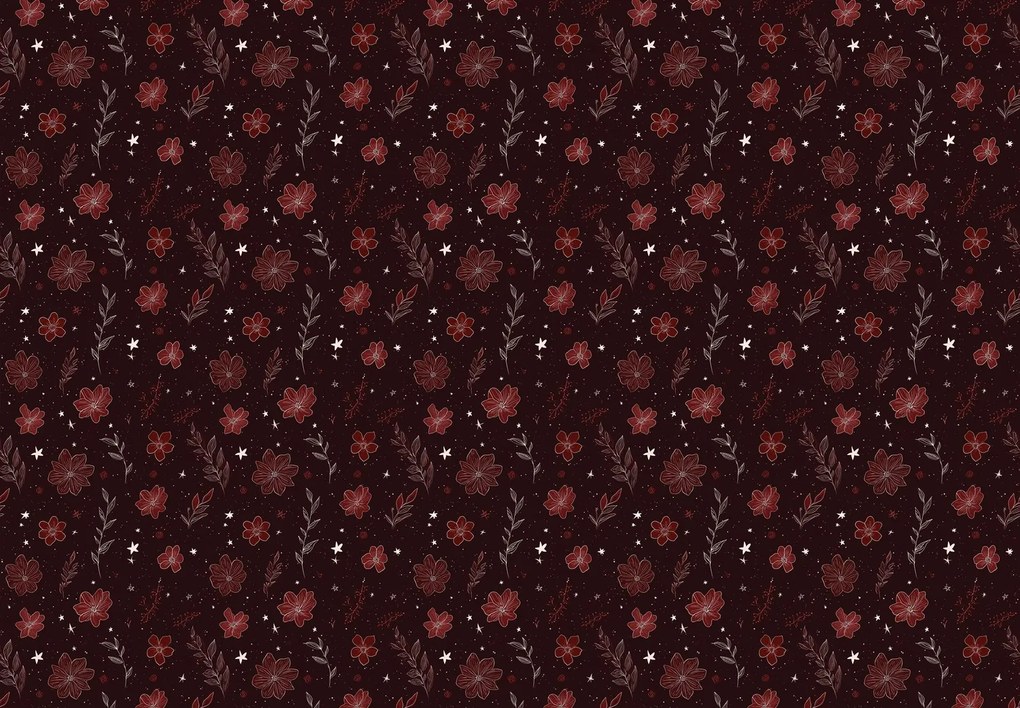 Fotótapéta - Bordó minta (147x102 cm)