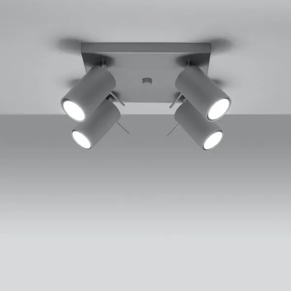 Sollux SL.0452 - Mennyezeti spotlámpa RING 4xGU10/10W/230V